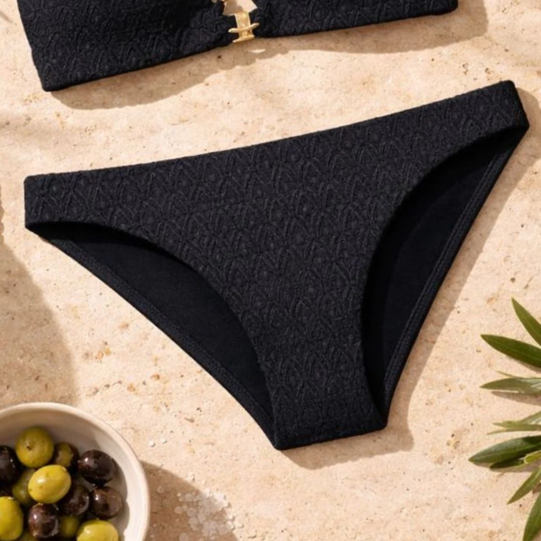 Bas de maillot menstruel Noir Alizée - Image 2