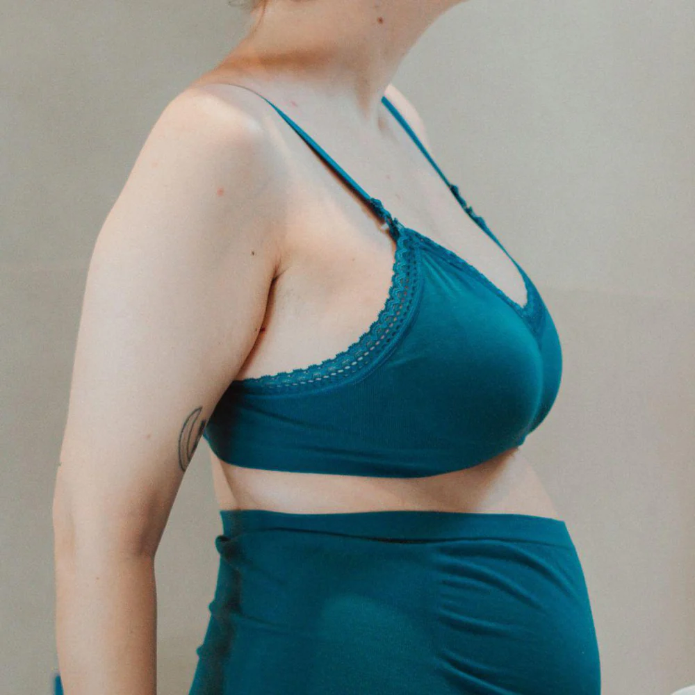 Brassière de grossesse Suzon bleu - Image 3