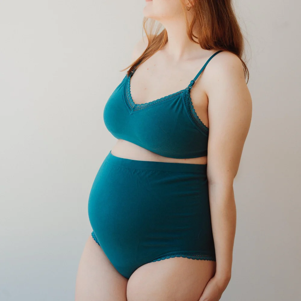 Brassière de grossesse Suzon bleu - Image 7