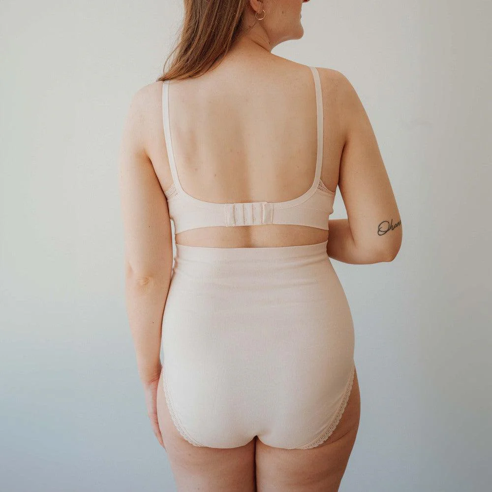 Culotte taille haute grossesse Suzon poudre - Image 6