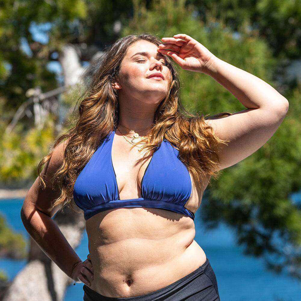 Haut de maillot de bain Arielle Réversible Bleu Roi - Image 5