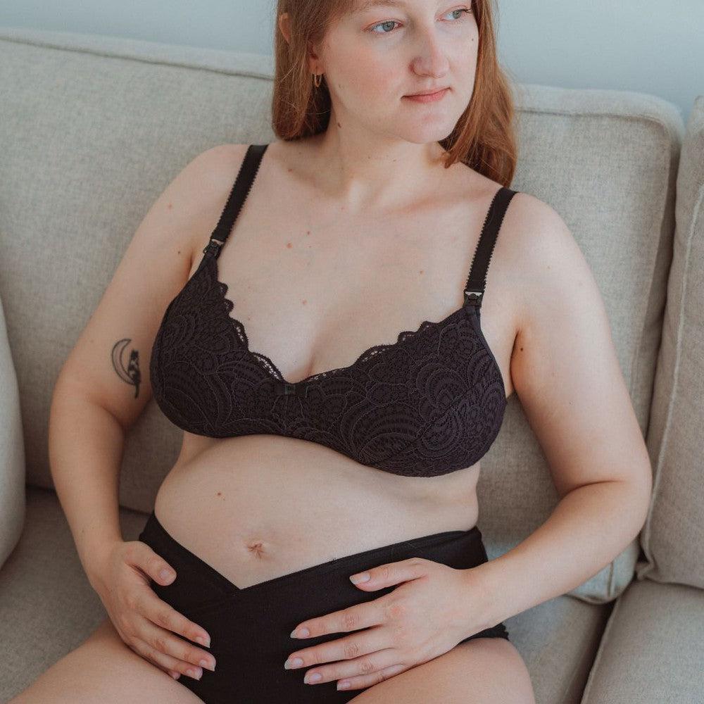 Soutien-Gorge allaitement Dentelle noir - Image 4